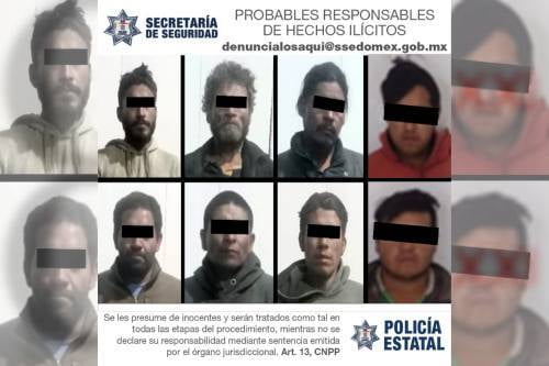 Ocho presuntos taladores clandestinos, detenidos en San José del Rincón